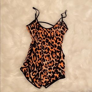 Cheetah Romper